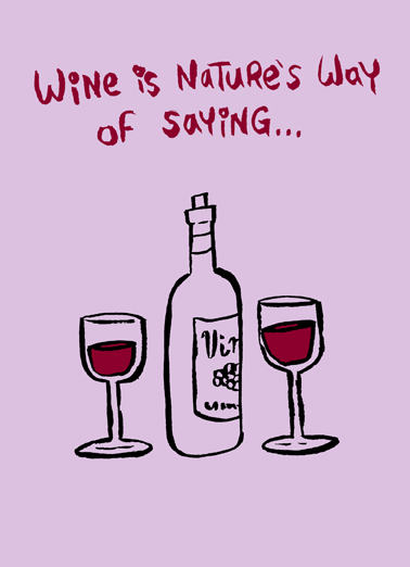 Nature's Way Mom  Ecard Cover