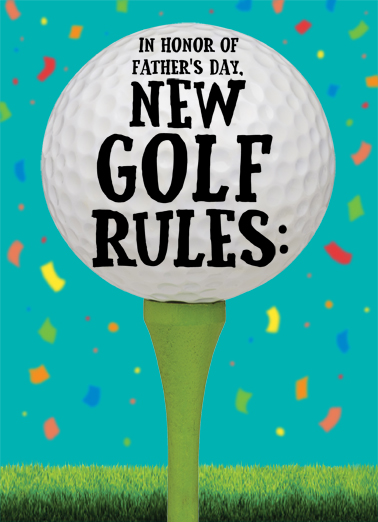New Golf Rules FD  Ecard Cover