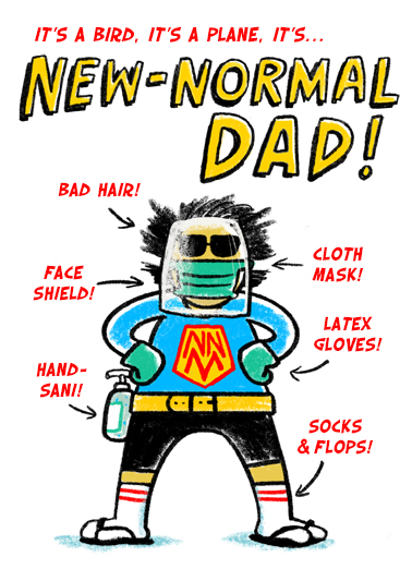 New Normal Dad  Ecard Cover