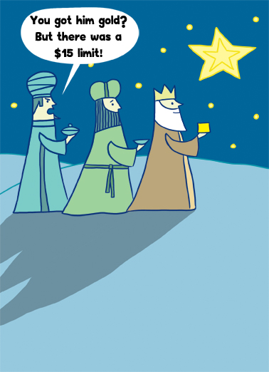 No Limit Xmas - Funny Christmas Card to personalize and send.