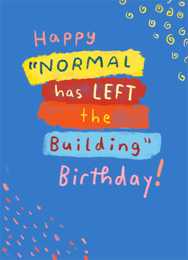 Normal Has Left  Ecard Cover