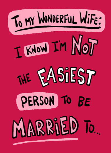 Not the Easiest  Ecard Cover