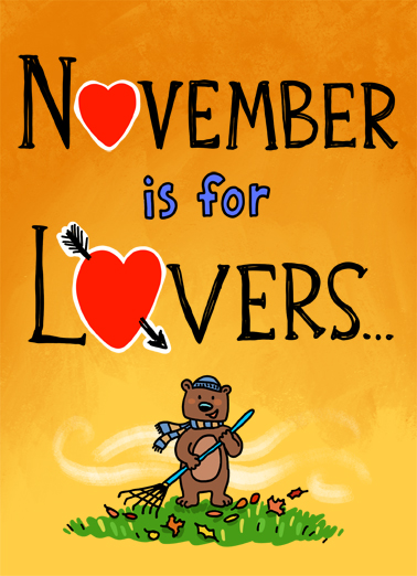 November Lovers  Ecard Cover