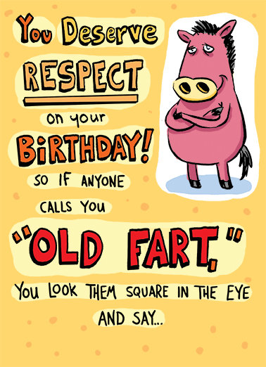 Old Fart  Card Cover