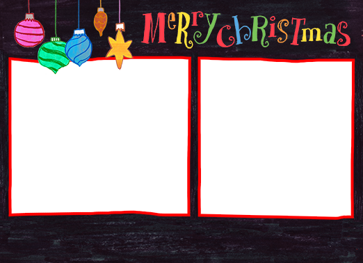 Ornaments-horiz 5x7 horizontal flats Card Cover