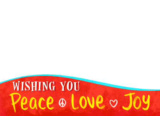 Peace Love & Joy 5x7 horizontal flats Card Cover