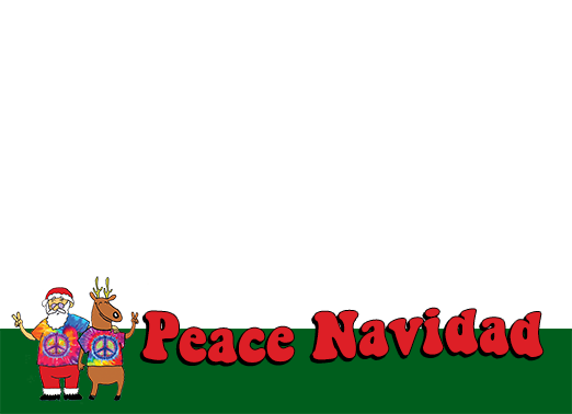 Peace Navidad 5x7 horizontal flats Card Cover