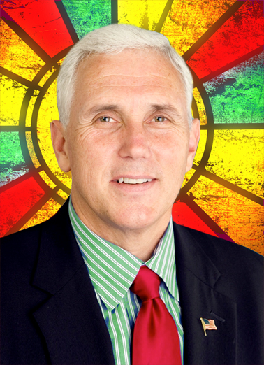 Pence On Earth - Funny Christmas Card to personalize and send.