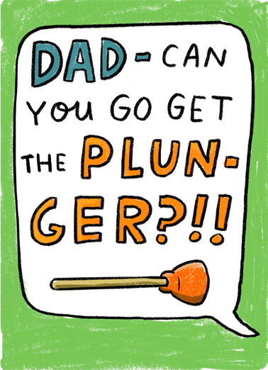 Plunger  Ecard Cover