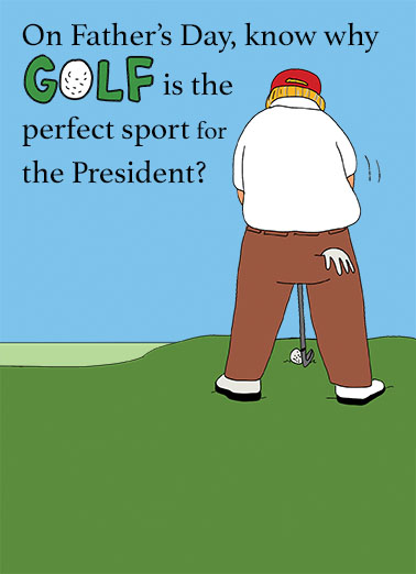 President Golf FD  Ecard Cover