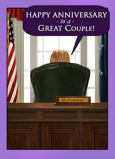 Presidential Anniversary Wish  Ecard Cover