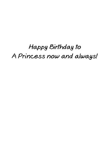 Princess  Card Inside