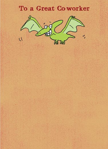 Pterrific Coworker Val  Ecard Cover