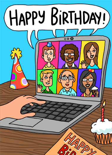 Quaranteam Birthday Card Cover