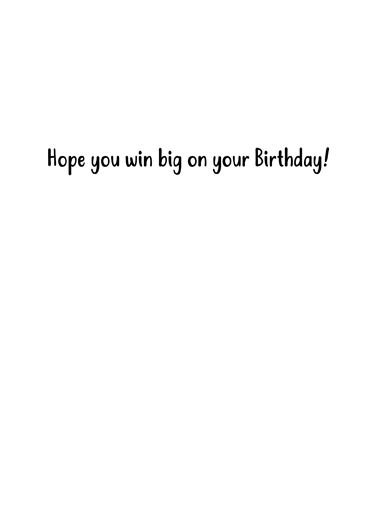 Quarantine Bingo Bday Birthday Card Inside