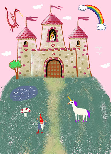 Queen Castle  Ecard Cover