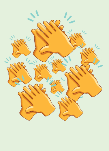 Round Applause  Card Cover