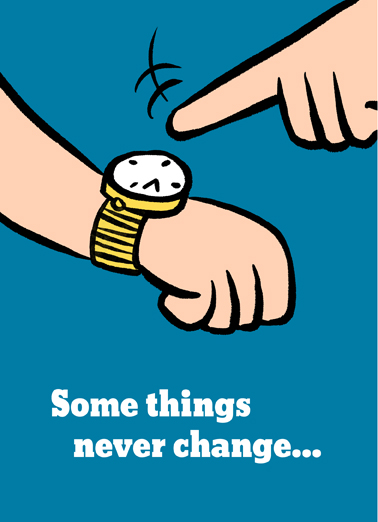 Running Late  Ecard Cover