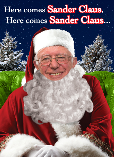 Sander Claus - Funny Christmas Card to personalize and send.