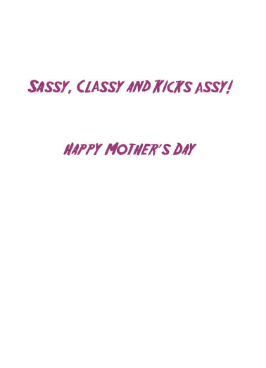 Sassy Mom  Card Inside