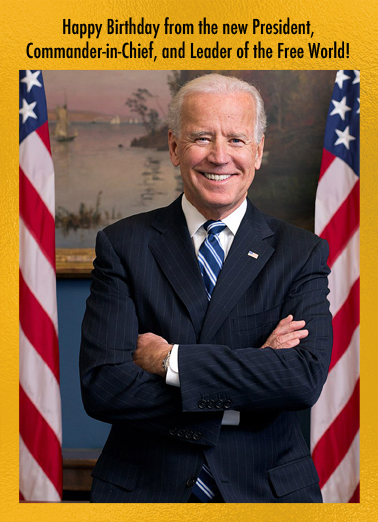 Scary President Biden  Card Cover