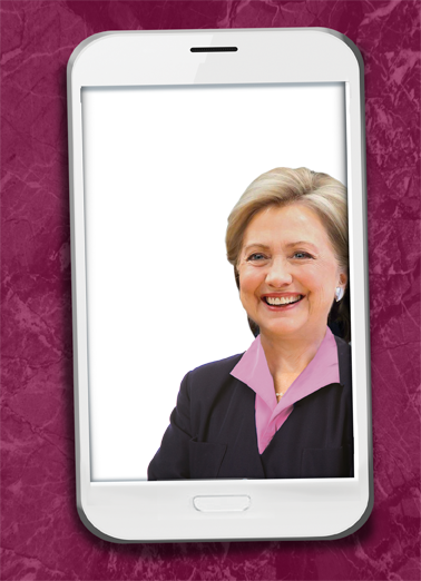 Selfie Hillary (MD)  Card Cover