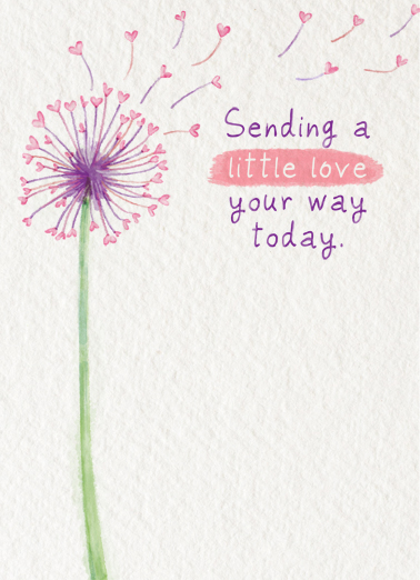 Sending Little Love  Ecard Cover