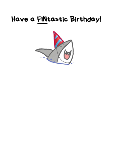 Shark Whole Week  Card Inside