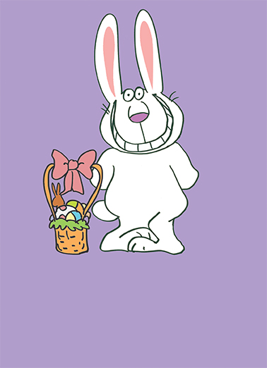 Smiling Bunny  Ecard Cover