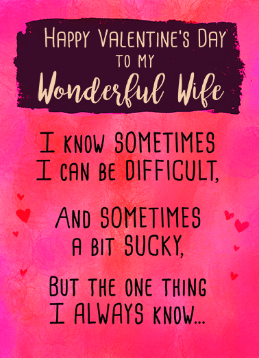 So Lucky Wife  Ecard Cover
