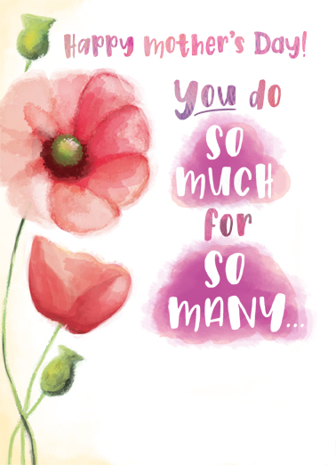 So Much So Many  Card Cover