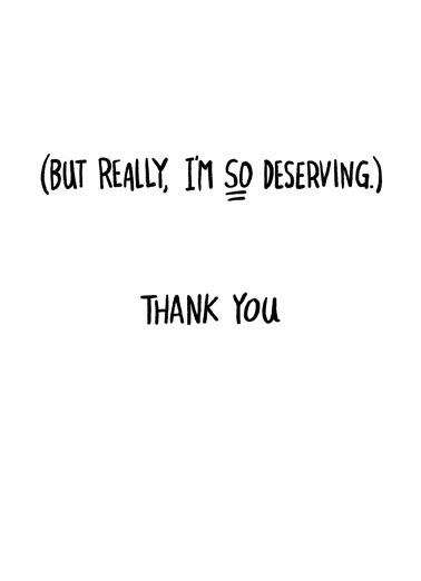 So Thoughtful  Card Inside