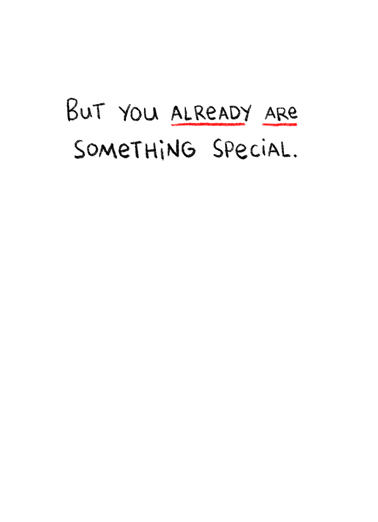 Something Special BD Birthday Card Inside