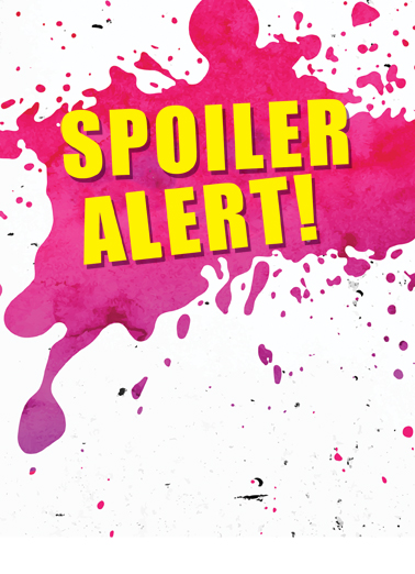 Spoiler Alert  Card Cover