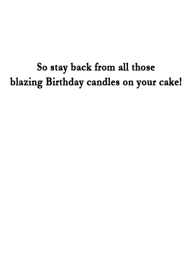 Stay Away Biden Birthday Card Inside