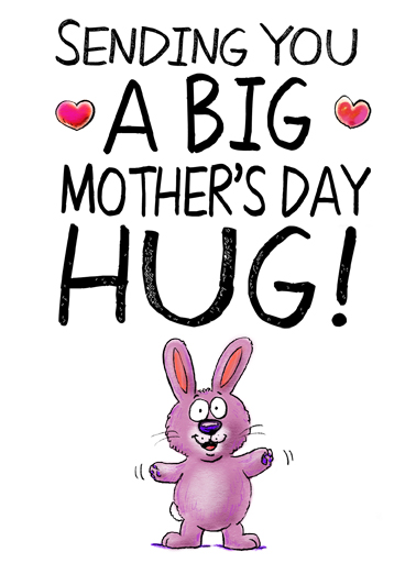 Sweet Mother's Day Hug  Card Cover