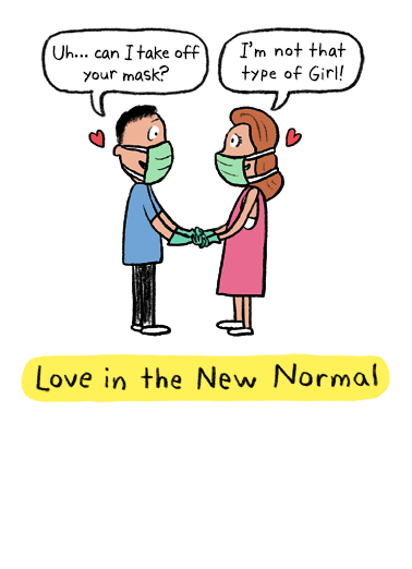 Take Mask Off  Ecard Cover