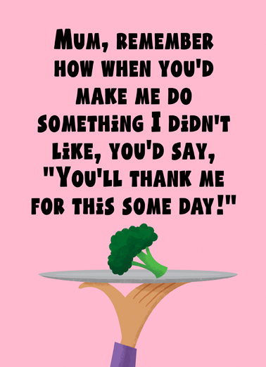 Thank Me Someday  Card Cover