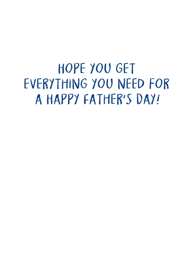 Toilet Paper Dad  Ecard Inside