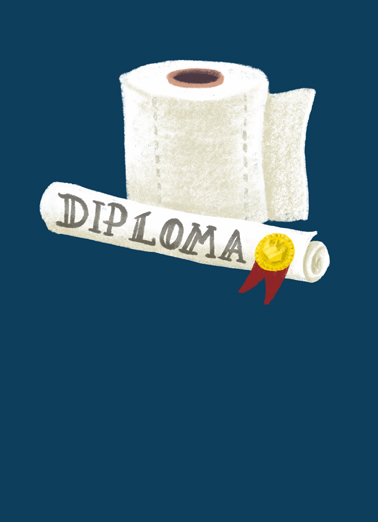 Toilet Paper Grad  Ecard Cover