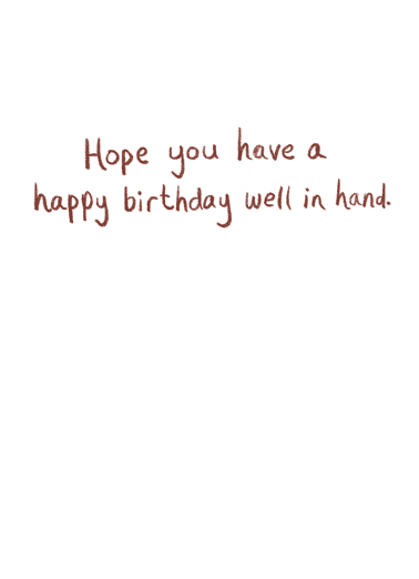 Touching Face  Card Inside