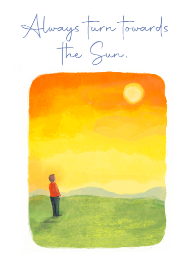 Towards Sun  Card Cover