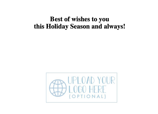 Town Tree Christmas Card Inside