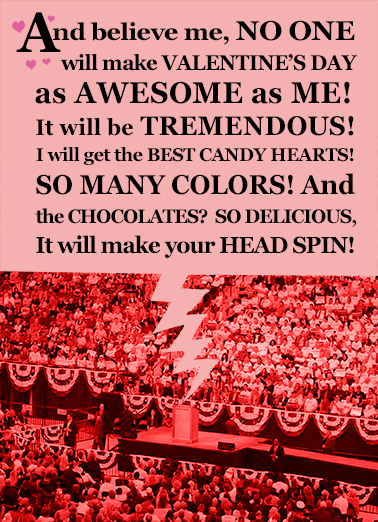 Tremendous Valentine  Card Cover