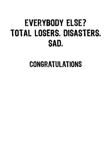 Trump Like Me Grad  Ecard Inside