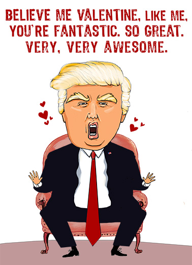 Trump Valentine  Ecard Cover