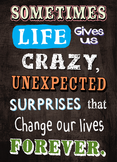 Unexpected Surprises  Card Cover