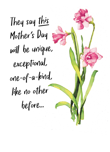 Unique Mom  Ecard Cover