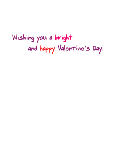 Val Rose Vase  Ecard Inside