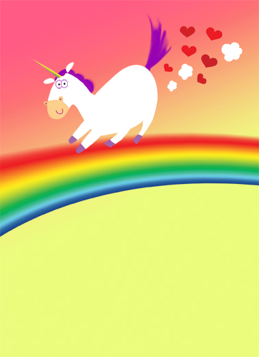 Val Unicorn Toots  Ecard Cover